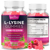BVIVLOO L-Lysine 1000mg bottle for daily immune support.