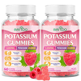 BVIVLOO Potassium Gummies Raspberry bottle for easy daily intake
