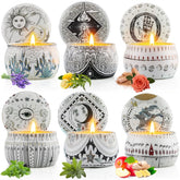 BXGRH Mystical candle set in large celestial jars for premium home fragrance
