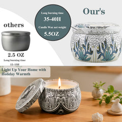 BXGRH Lemon Verbena Citrus candle for bright ambience