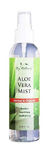 By Natures Aloe Vera Mist bottle for refreshing hydration and quick skin cooling.