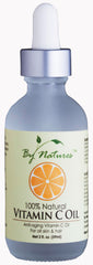 By Natures Vitamin C Oil bottle supports radiant skin and versatile hair care.