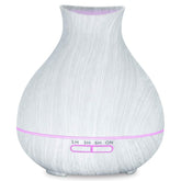 BZseed aromatherapy diffuser in wood grain finish with 550ml capacity for lasting aroma