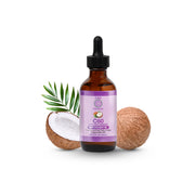 C60 Purple Power bottle for daily energy support on a clean counter.