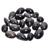 Cabochon Seller rainbow eye obsidian cabochon for unique DIY jewelry designs.