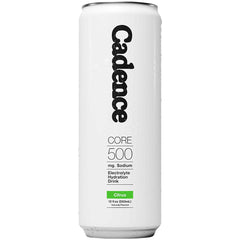 Cadence Electrolyte Drink Citrus bottle for clean hydration during workouts and daily routines.
