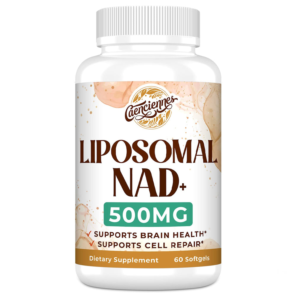 Caenciennes Liposomal NAD+ 500 mg bottle ready for daily energy support