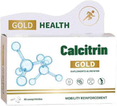 CALCITRIN GOLD bottle with tablets supports bone health and mobility.
