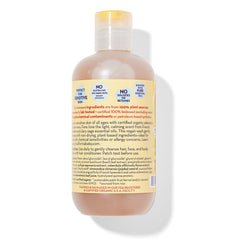 California Baby baby wash lavender foam, soothing aroma for sensitive skin during bath time.