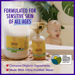 California Baby calendula extract ingredient slide emphasizes extra soothing botanicals.