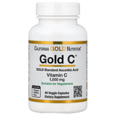 California Gold Nutrition C Vitamin C 1000 mg bottle with veggie capsules for daily use