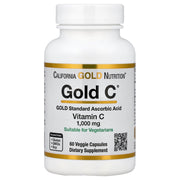 California Gold Nutrition C Vitamin C 1000 mg bottle with veggie capsules for daily use