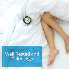 Calm Legs ingredients label features iron and magnesium