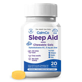 CalmCo Sleep Aid Gummies hero image illustrating easy bedtime support for calmer nights.