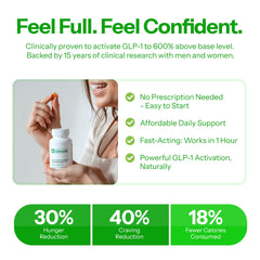Calocurb label closeup highlighting Amarasate formula for fullness