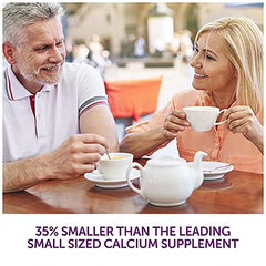 Caltrate Minis label highlights calcium, vitamin D3 and minerals for flexibility.