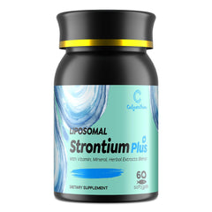 Calyverithion liposomal softgel bottle showing enhanced absorption for bone health.