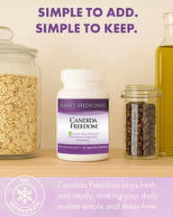 Candida Freedom Colon Cleanse pack view showing convenient 30-capsule supply
