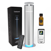 Candywell Waterless Diffuser covers up to 1500 sq ft with even fragrance distribution.