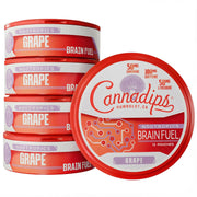 Cannadips Grape Energy pouch with Lion's Mane boosts focus during study sessions