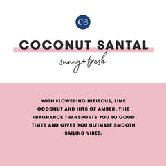 Capri Blue diffuser oil with hibiscus, lime, and coconut notes.