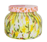 Capri Blue Pattern Play 19oz jar candle adds bold design and ambiance.