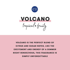 Capri Blue Volcano travel tin with silver edge label highlights premium packaging for gifting.
