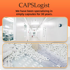 CapsLogist vegan capsules showing easy fill and separation