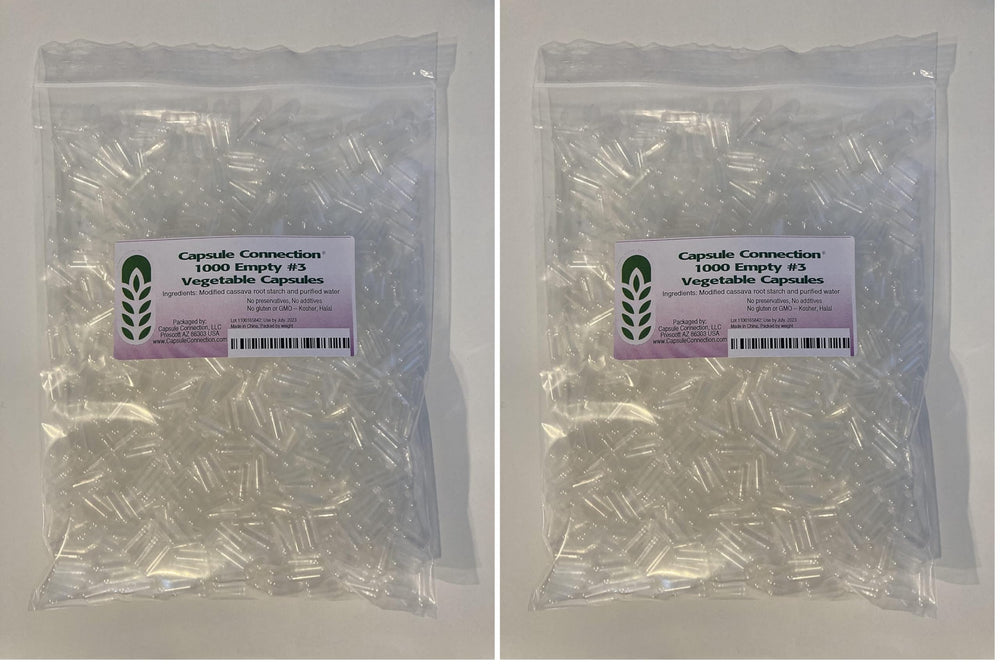 Capsule Connection wholesale size three empty capsules ready for bulk filling