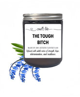 Carastora Fun Candle bluebells label showcases gift-ready packaging and inviting fragrance.