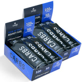 Carbs Fuel caffeinated energy gel pack closeup for fast mid-run fueling