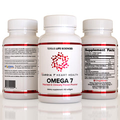 CARDIA7 Provinal Omega-7 capsules with easy pour for daily use