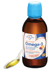 CardioTabs Ultra Strength Omega-3 bottle on shelf shows high-concentration formula
