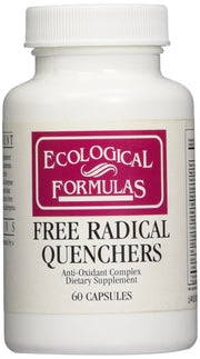 Cardiovascular Research Free Radical Quenchers bottle with capsules for daily antioxidant support