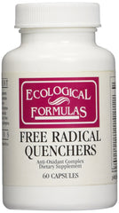 Cardiovascular Research Free Radical Quenchers bottle with capsules for daily antioxidant support