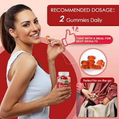 Gummies in hand showcasing convenient bite-sized wellness option by CareLeaf