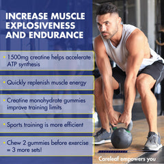 Close-up of orange gummies showing easy bite-sized post-workout recovery