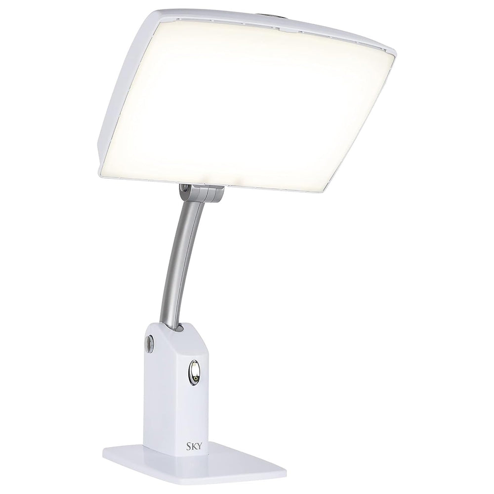 Carex Day-Light Sky lamp viewed from front for mood-boosting brightness