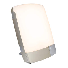 Carex Sunlite 10-inch lamp on a stand delivers bright, energizing light.
