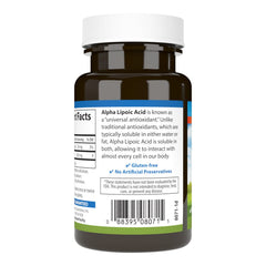 Carlson Alpha Lipoic Acid 300 mg bottle with cap and seal
