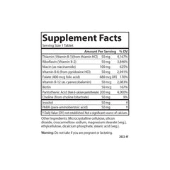 Carlson B Compleet 50 daily dose instructions showing simple regimen