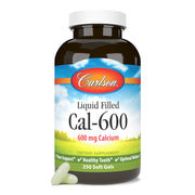Carlson Cal-600 bottle pour for easy daily calcium delivery supporting bones
