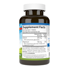 Carlson Cal-Mag bottle label highlights calcium and magnesium quality