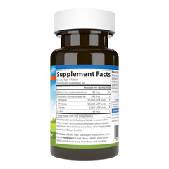 Carlson Digestive Enzymes 34 bottle back label with usage details for informed supplementation.