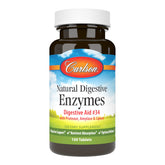 Carlson Digestive Enzymes bottle front view supports nutrient absorption.