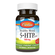 Carlson Healthy Mood 5-HTP Elite bottle displayed for daily mood support
