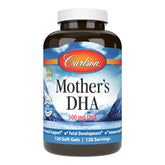 Carlson Mother's DHA bottle with softgels for prenatal support