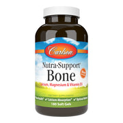 Carlson Nutra-Support Bone bottle with softgels for daily calcium