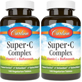 Carlson Super-C bottle front suggests immune support potential.