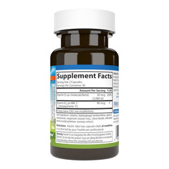 Carlson D3 + K2 bottle back with potency and quality notes from an FDA-registered lab.